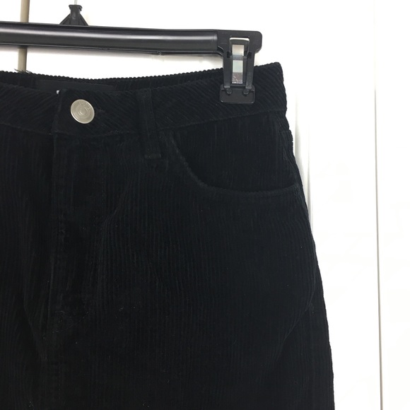 BDG Urban Outfitters Corduroy Black Mini Skirt Size Small - Picture 4 of 8